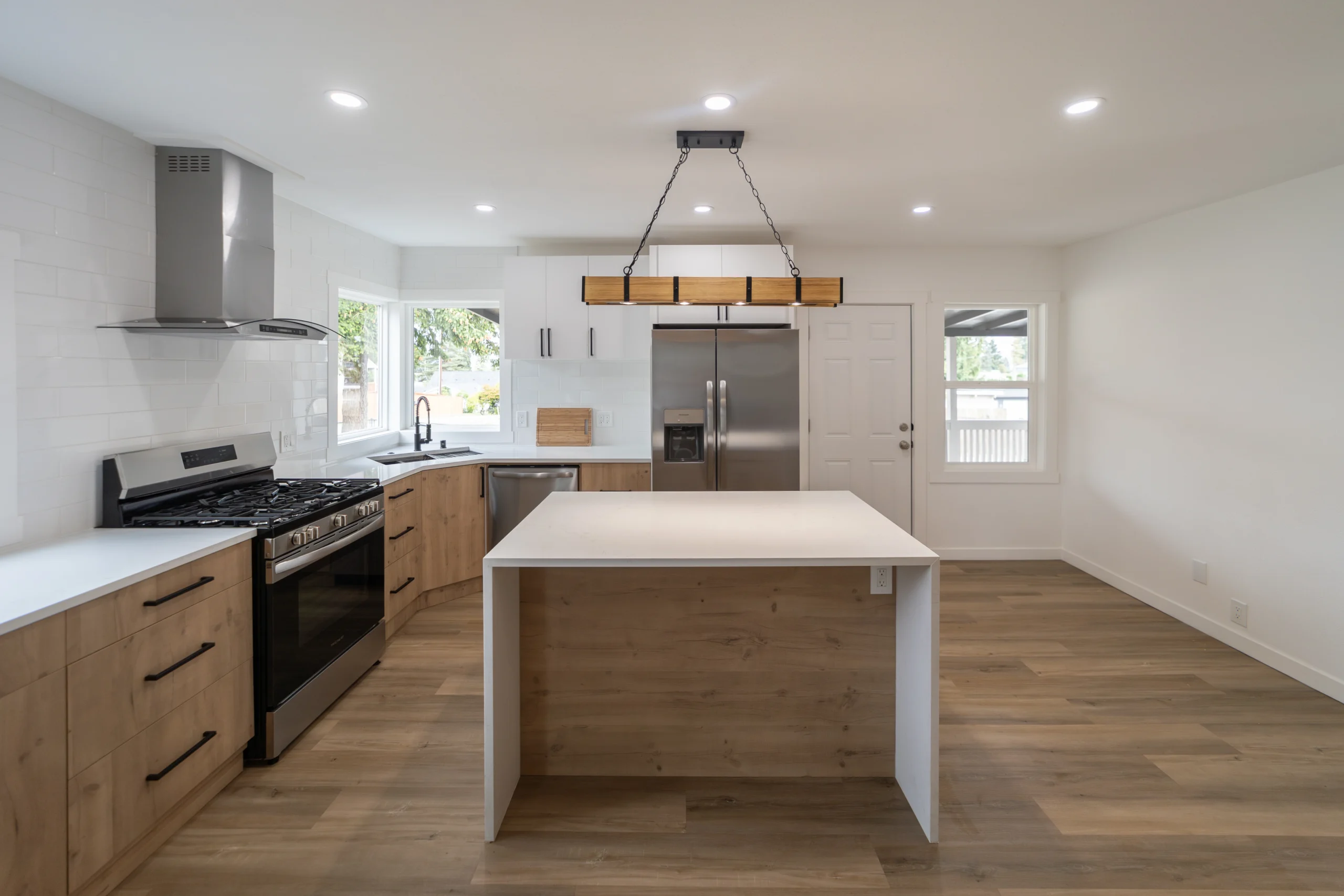 Freshly Remodeled Kitchen In Residential Home