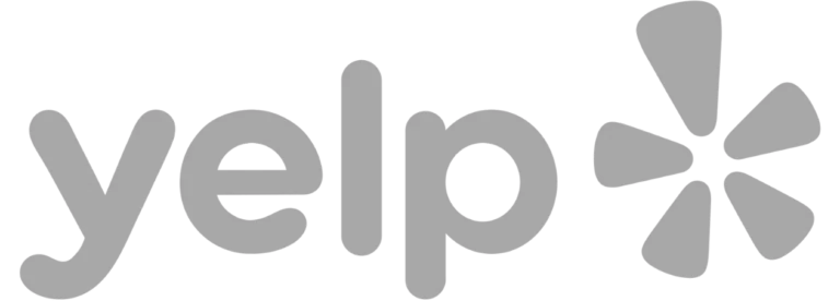 Grey Yelp Logo